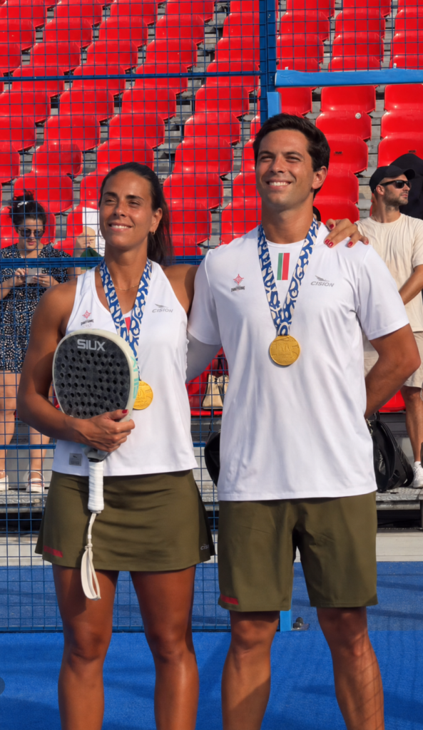 Portugal conquista el primer oro mixto de pádel de los Juegos Mediterráneos