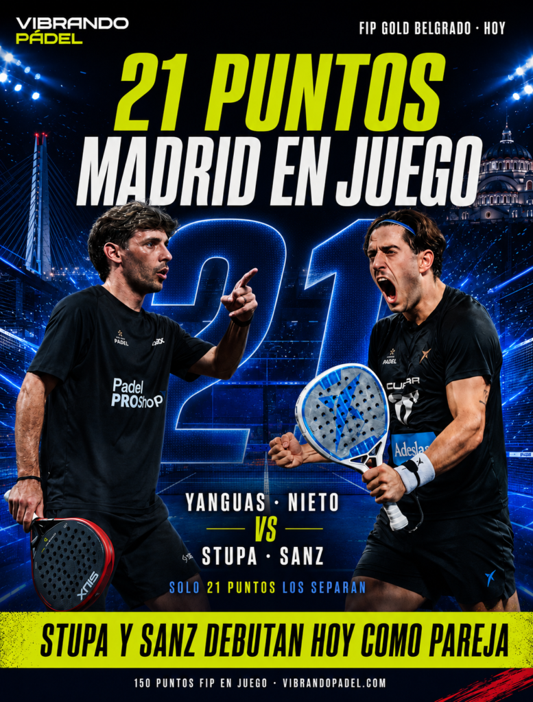 Stupaczuk y Jon Sanz debutan hoy como pareja en el FIP Gold Belgrado