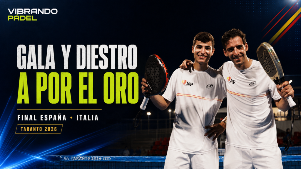 David Gala y José Antonio Diestro jugarán por el oro masculino en los Juegos Mediterráneos de Taranto 2026.