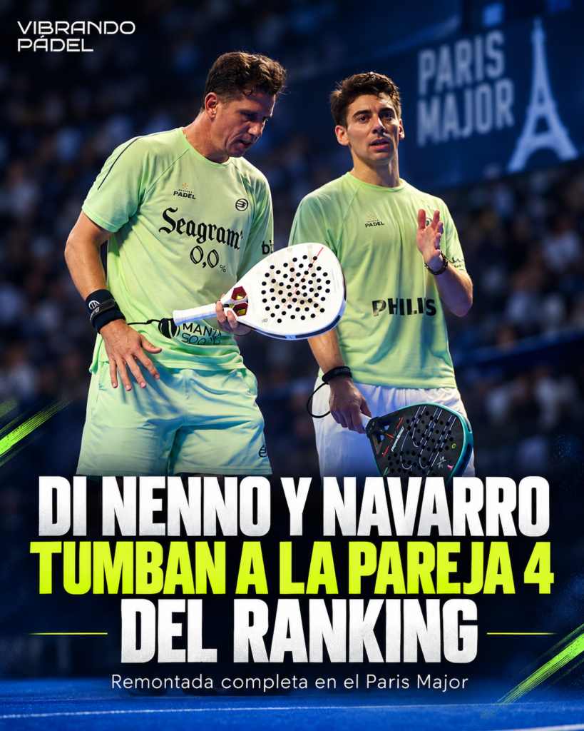 Di Nenno y Navarro tumban a la pareja 4 del ranking en una remontada completa en el Paris Major