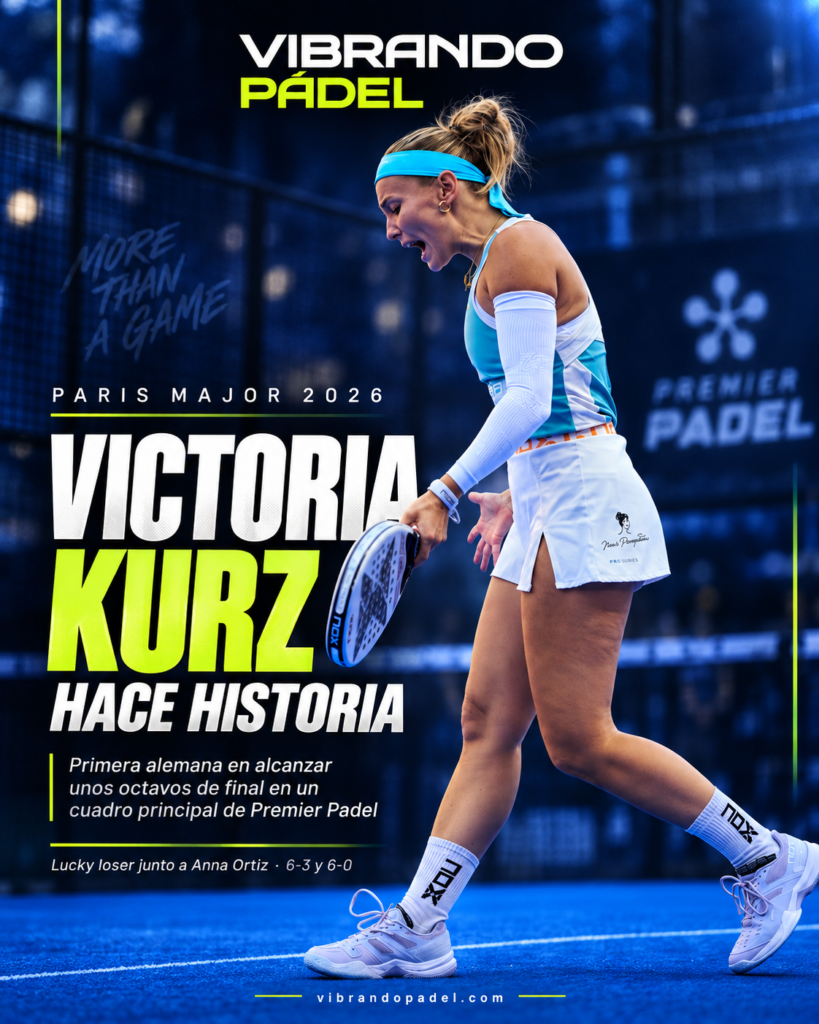 Victoria Kurz, primera alemana en unos octavos de Premier Padel