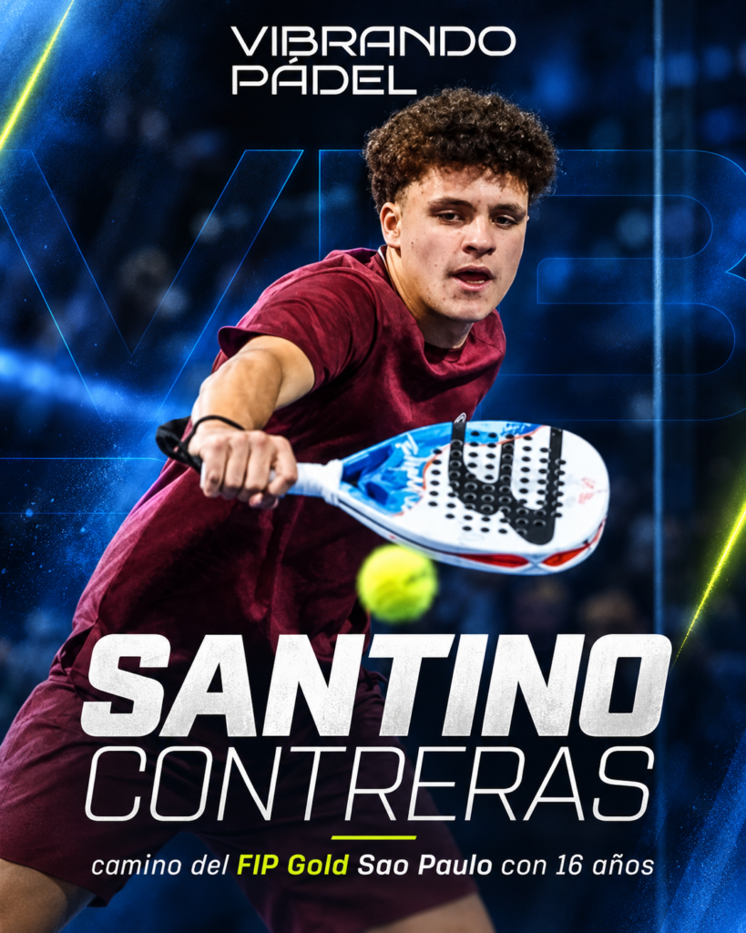 Santino Contreras, camino del FIP Gold Sao Paulo con 16 años